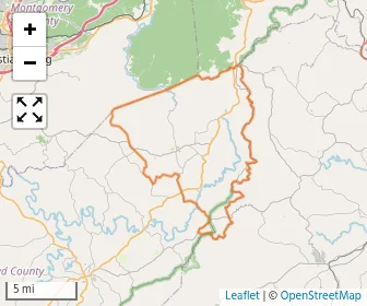 Area schools map